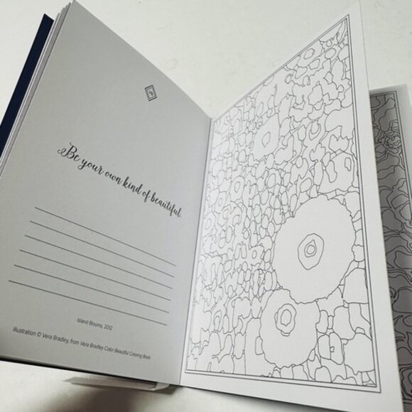 Vera Bradley Color Beautiful Coloring Book VB Designs Made Colorable 2017 1st Ed - Picture 5 of 14